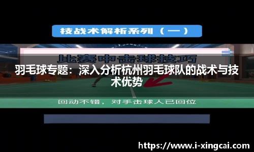 羽毛球专题：深入分析杭州羽毛球队的战术与技术优势